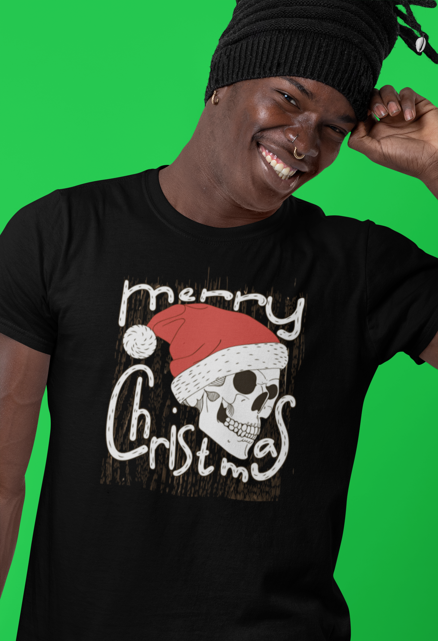 Merry Christmas Skull Tee