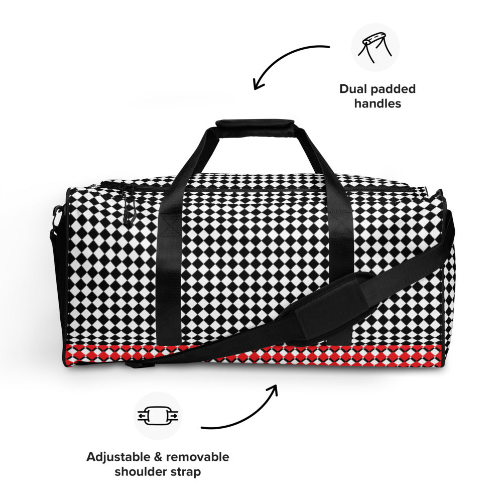 Black & Red Duffle Bag