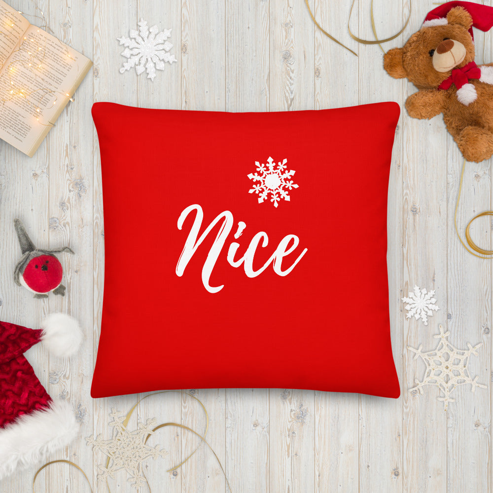 Nice & Christmas 2 Sided Christmas Premium Pillow