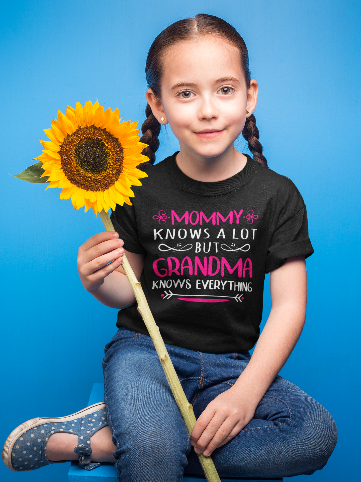 Mommy Knows A lot But Grandma Knows Everything Tee