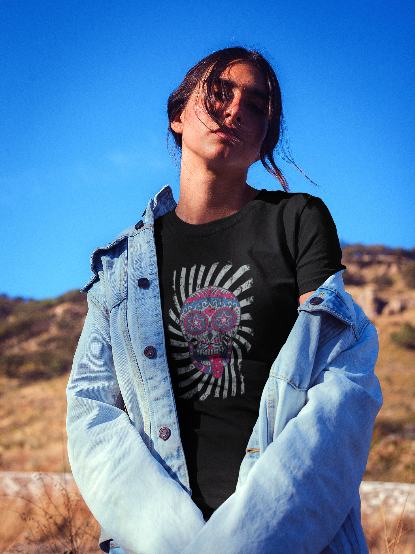 Hippie De Los Muertos Tee