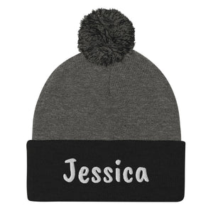 Personalize Pom-Pom Beanie