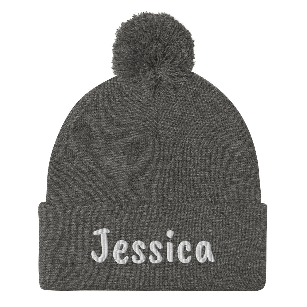 Personalize Pom-Pom Beanie