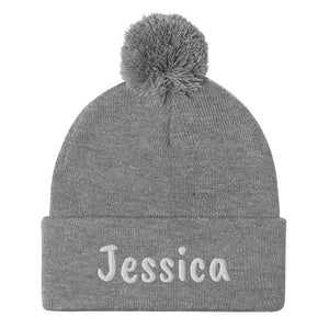 Personalize Pom-Pom Beanie