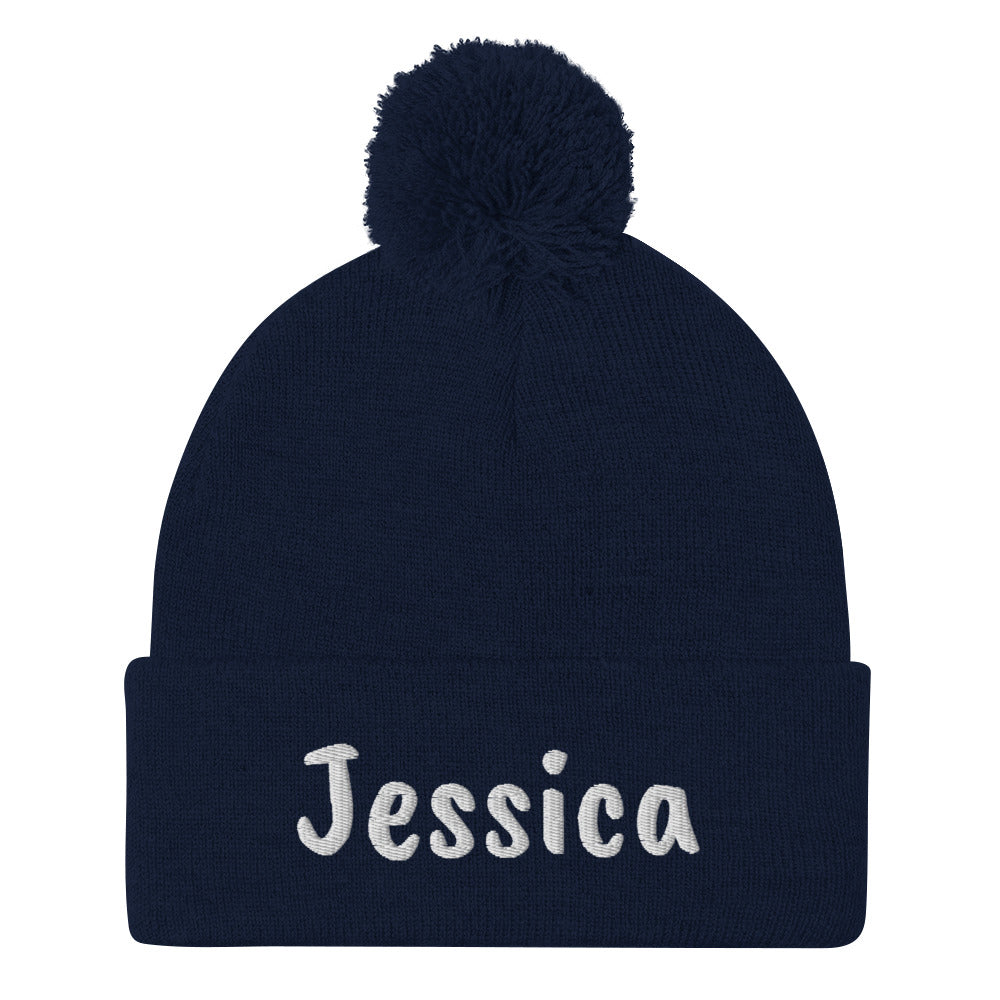 Personalize Pom-Pom Beanie