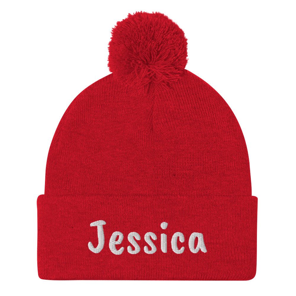 Personalize Pom-Pom Beanie