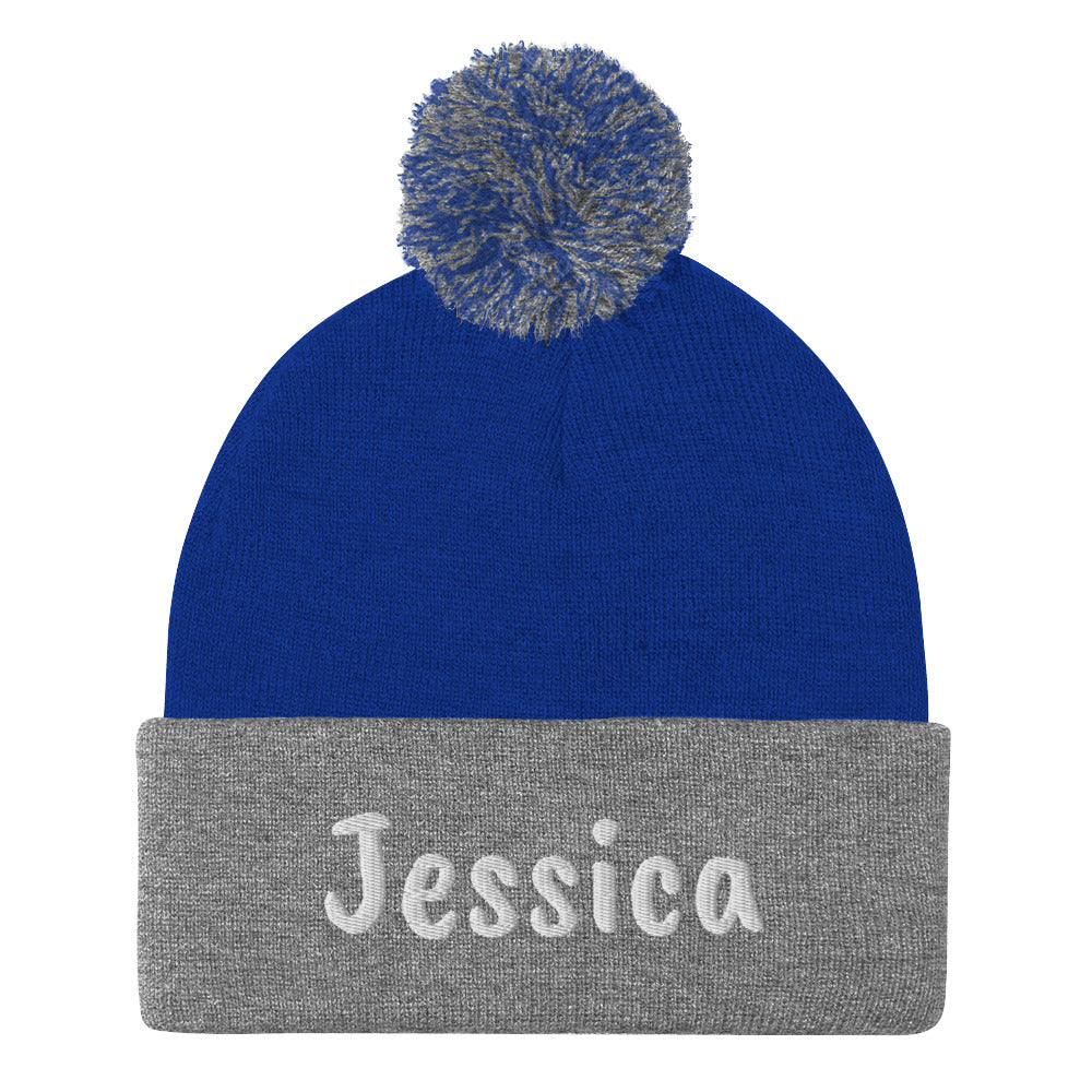 Personalize Pom-Pom Beanie