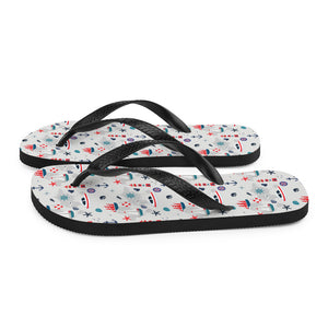 Nautical Flip-Flops