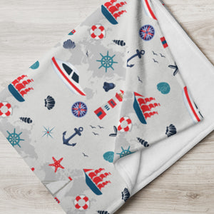 Nautical Throw Blanket