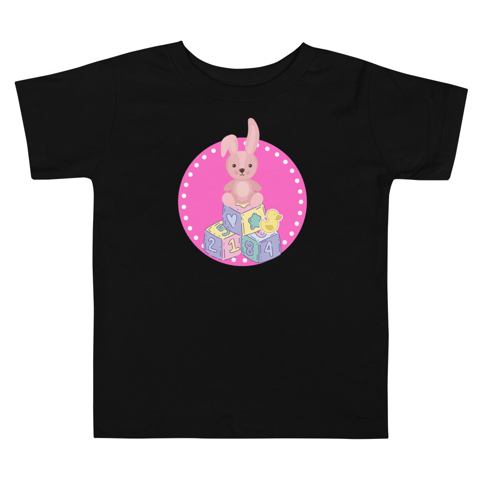 Toddler Bunny Blocks Tee