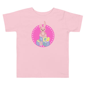 Toddler Bunny Blocks Tee