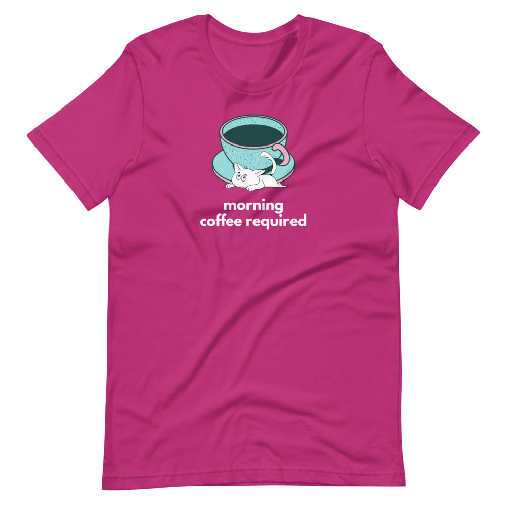 Morning Coffee Required Tee