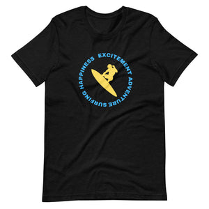 Surfing Happiness Excitement Adventure Tee