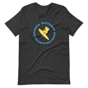 Surfing Happiness Excitement Adventure Tee