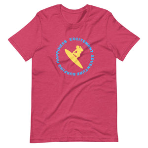 Surfing Happiness Excitement Adventure Tee