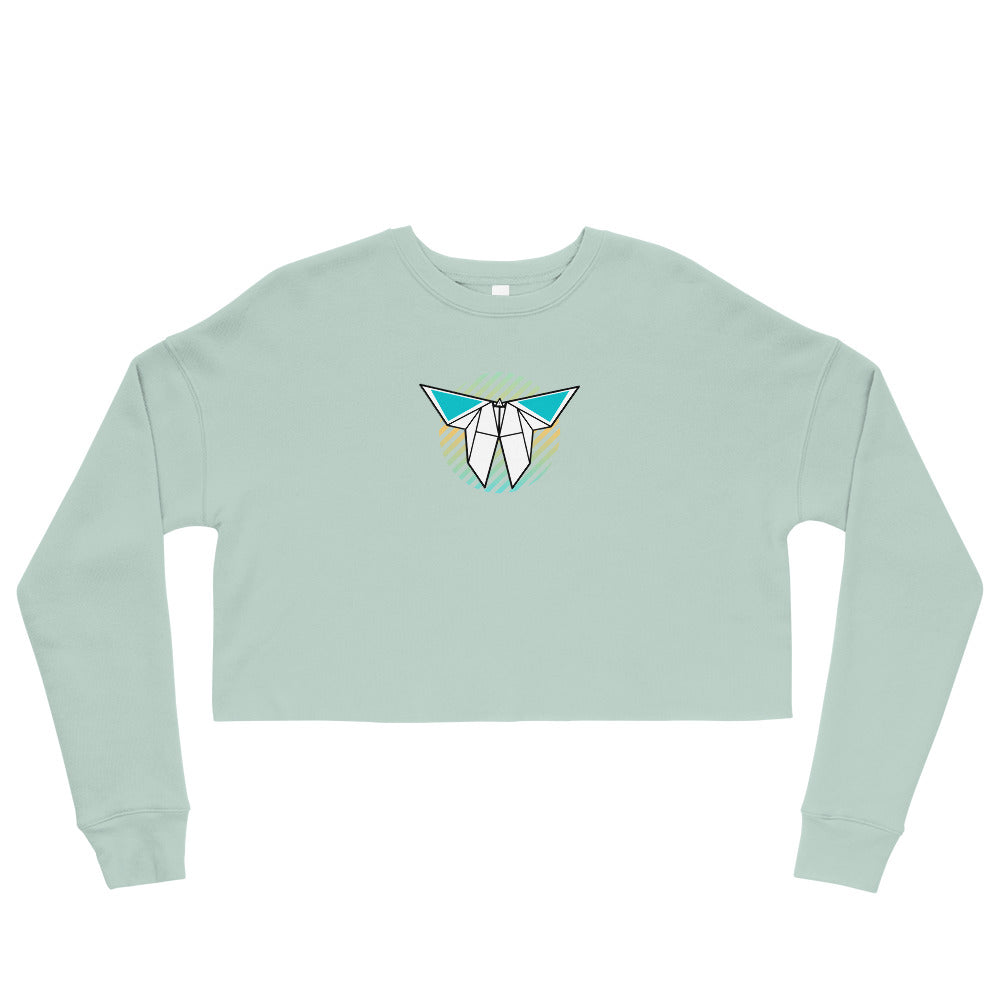 Butterfly Crop Sweatshirt