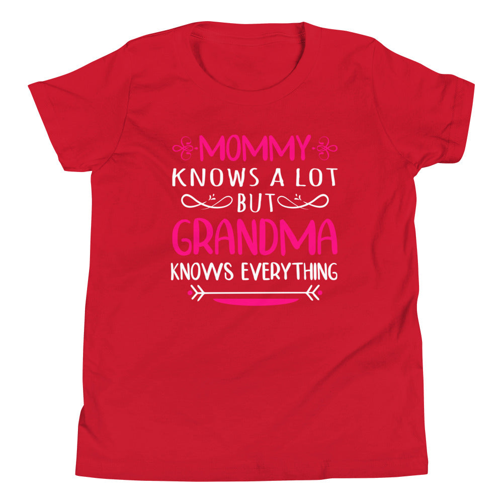 Mommy Knows A lot But Grandma Knows Everything Tee