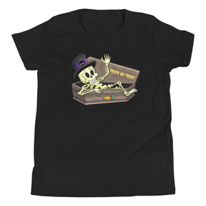 Skeleton Trick or Treat Halloween Tee